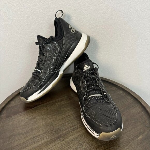 Adidas Dame D Lillard 1 All Star Game Mid Top Basketball Shoe Black Smoke 7.5 US - Picture 1 of 16